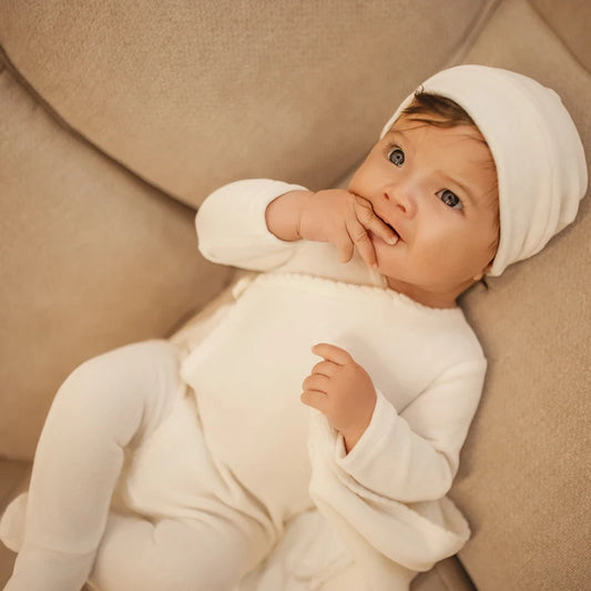 Velvet Cream Wrap Layette
