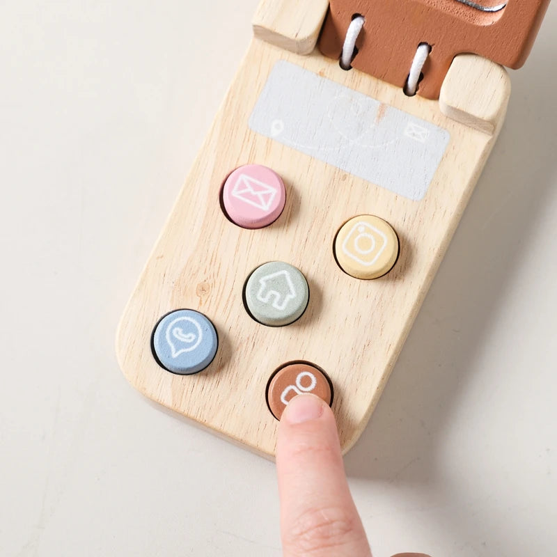 Montessori Wooden Phone