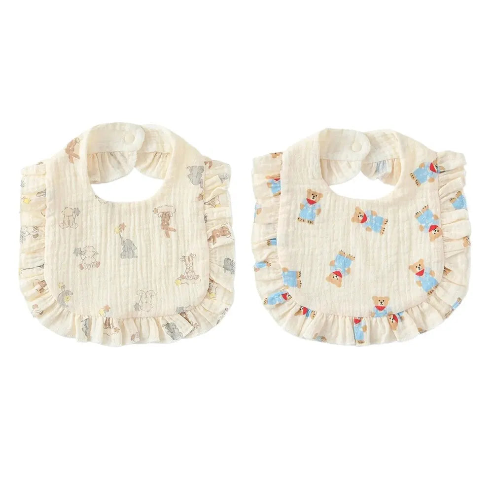 Baby Ruffle Bibs 2 Piece