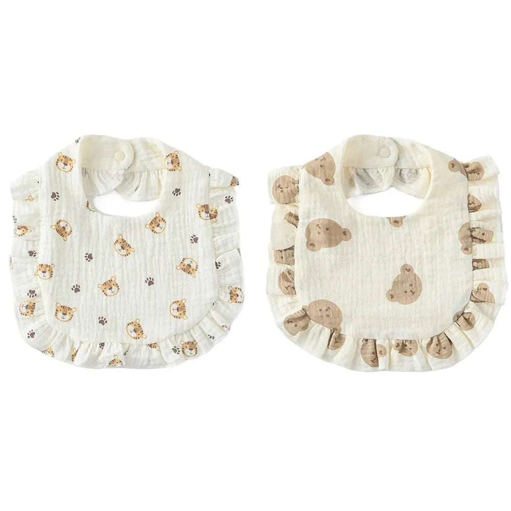 Baby Ruffle Bibs 2 Piece