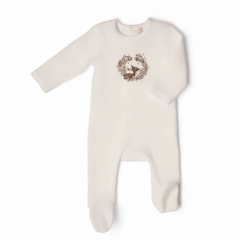 Velvet Cream Deer Layette