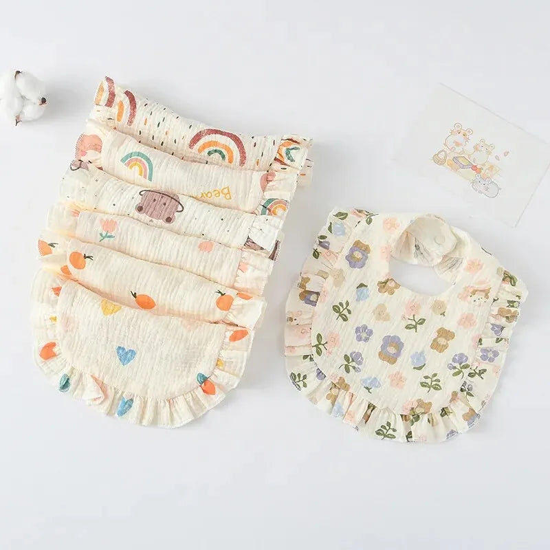 Baby Ruffle Bibs 2 Piece
