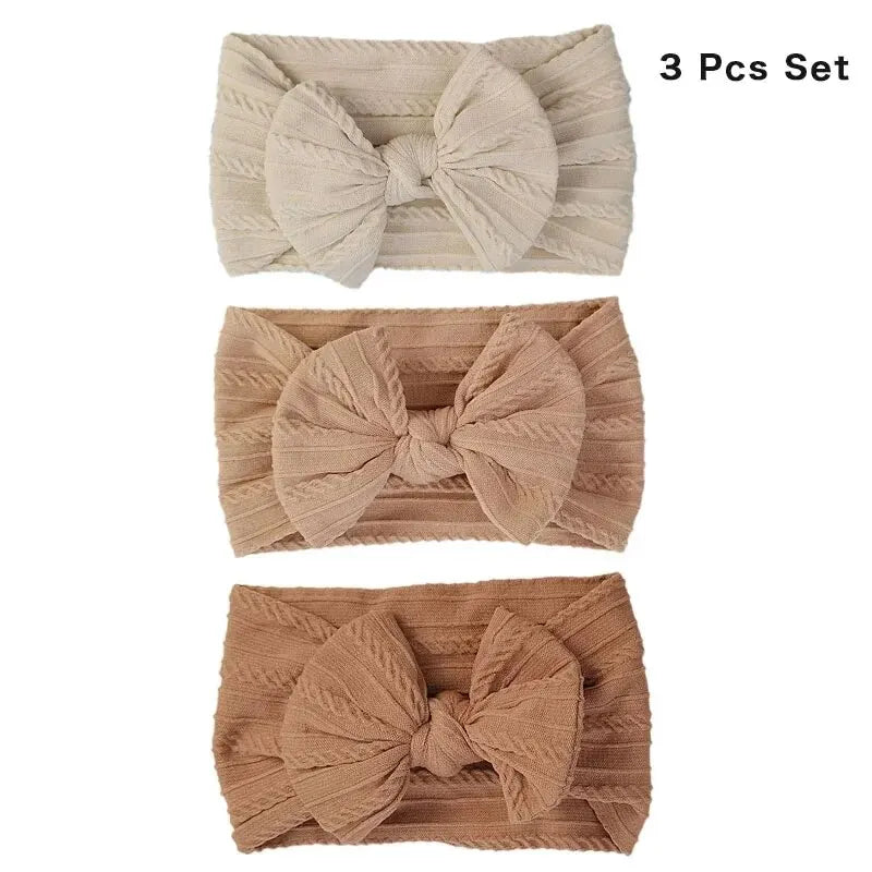Baby Bow Headbands 3 Piece