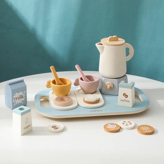 Wooden Afternoon Tea Set