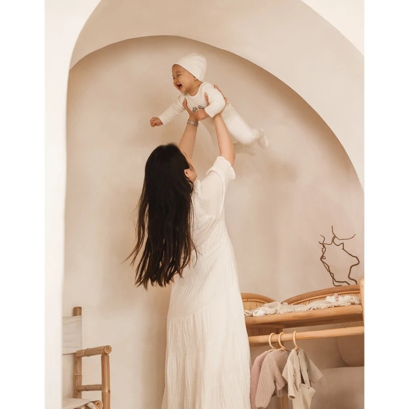 Velvet Cream Deer Layette