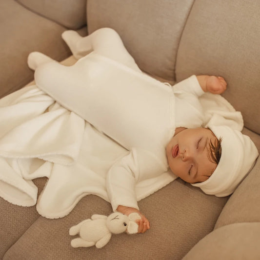 Velvet Cream Wrap Layette