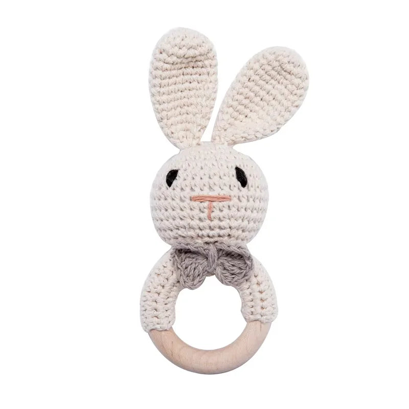 Knitted Bunny Rattle