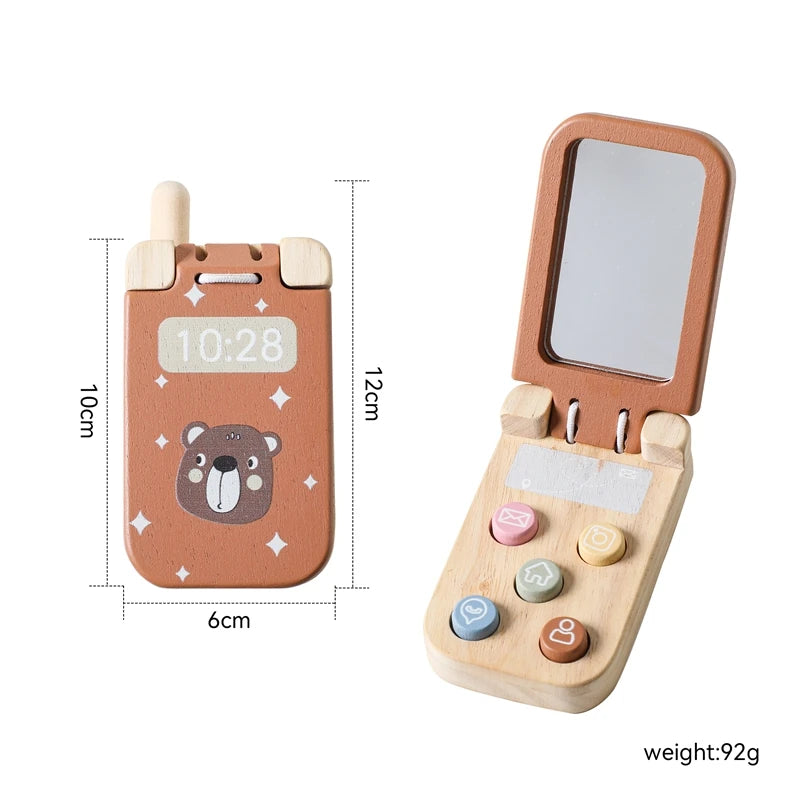 Montessori Wooden Phone