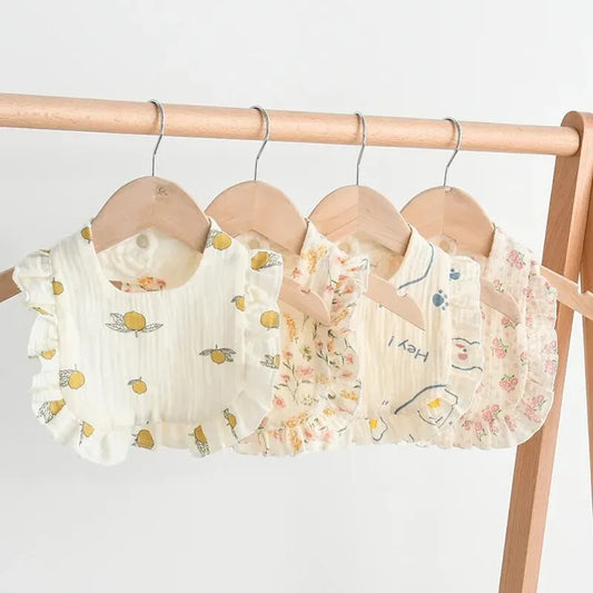 Baby Ruffle Bibs 2 Piece